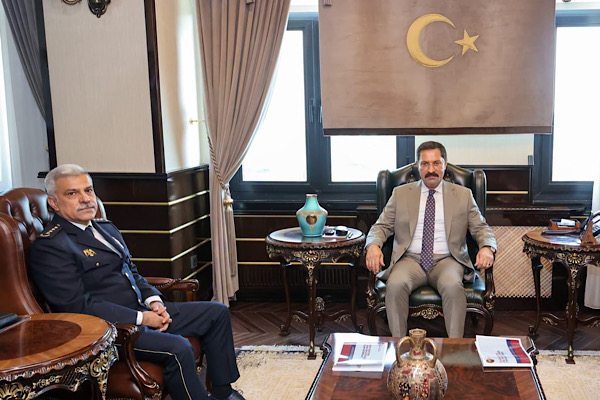 Masatlı, Hatay İl Emniyet Müdürü Özen’i kabul etti