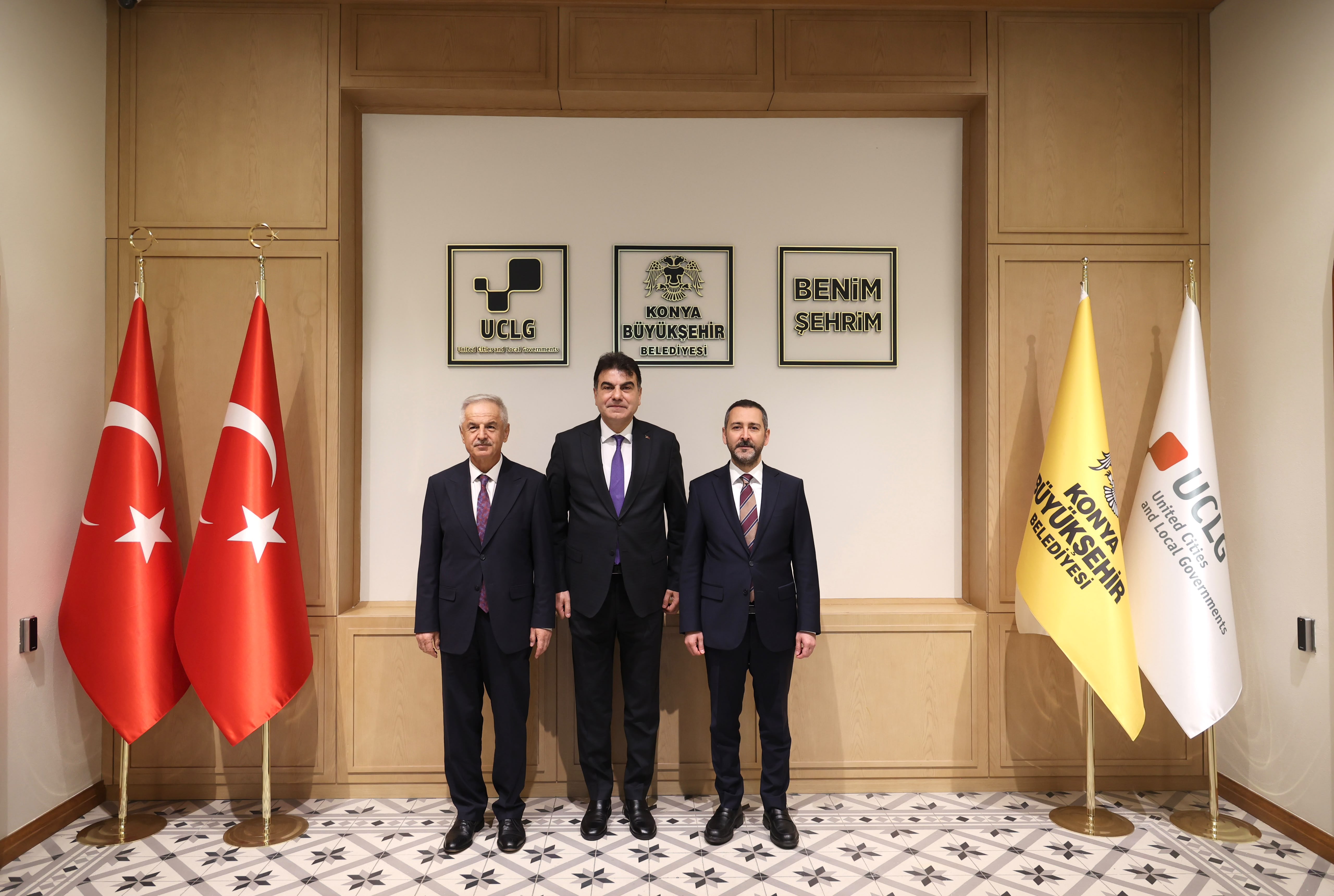 Milli Savunma Bakan Yardımcısı Heybet, Konya Büyükşehir Belediyesi’ni ziyaret etti Milli Savunma Bakan Yardımcısı Heybet, Konya Büyükşehir Belediyesi’ni ziyaret etti