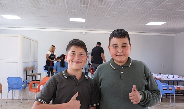 Öğrencilerin okul tıraşı Büyükşehir Belediyesi'nden