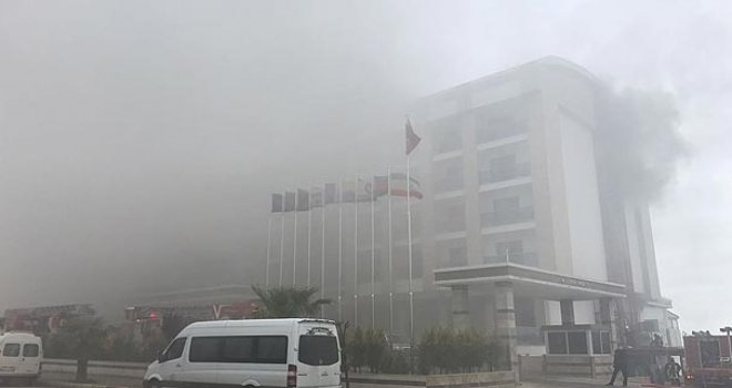 Ordu'da 5 Yıldızlı Otelde Yangın