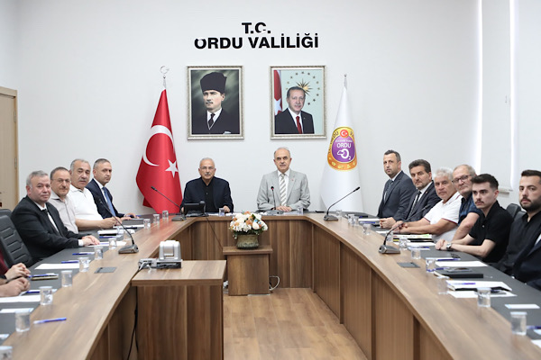 Ordu'da SANTEK toplantısı Vali Erol başkanlığında yapıldı