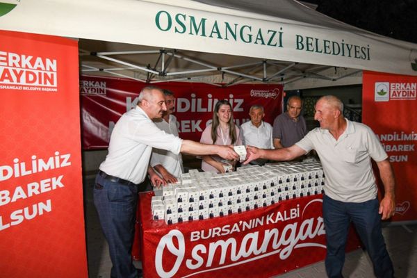 Osmangazi’de Mevlit Kandili’nde kandil simidi ikramı