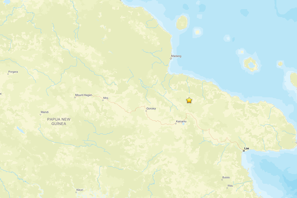 Papua Yeni Gine’de deprem Papua Yeni Gine’de deprem