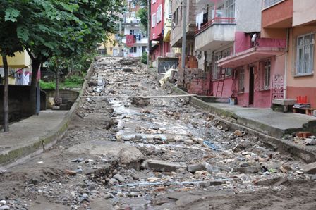 Sel Ordu Merkezde de Etkili Oldu