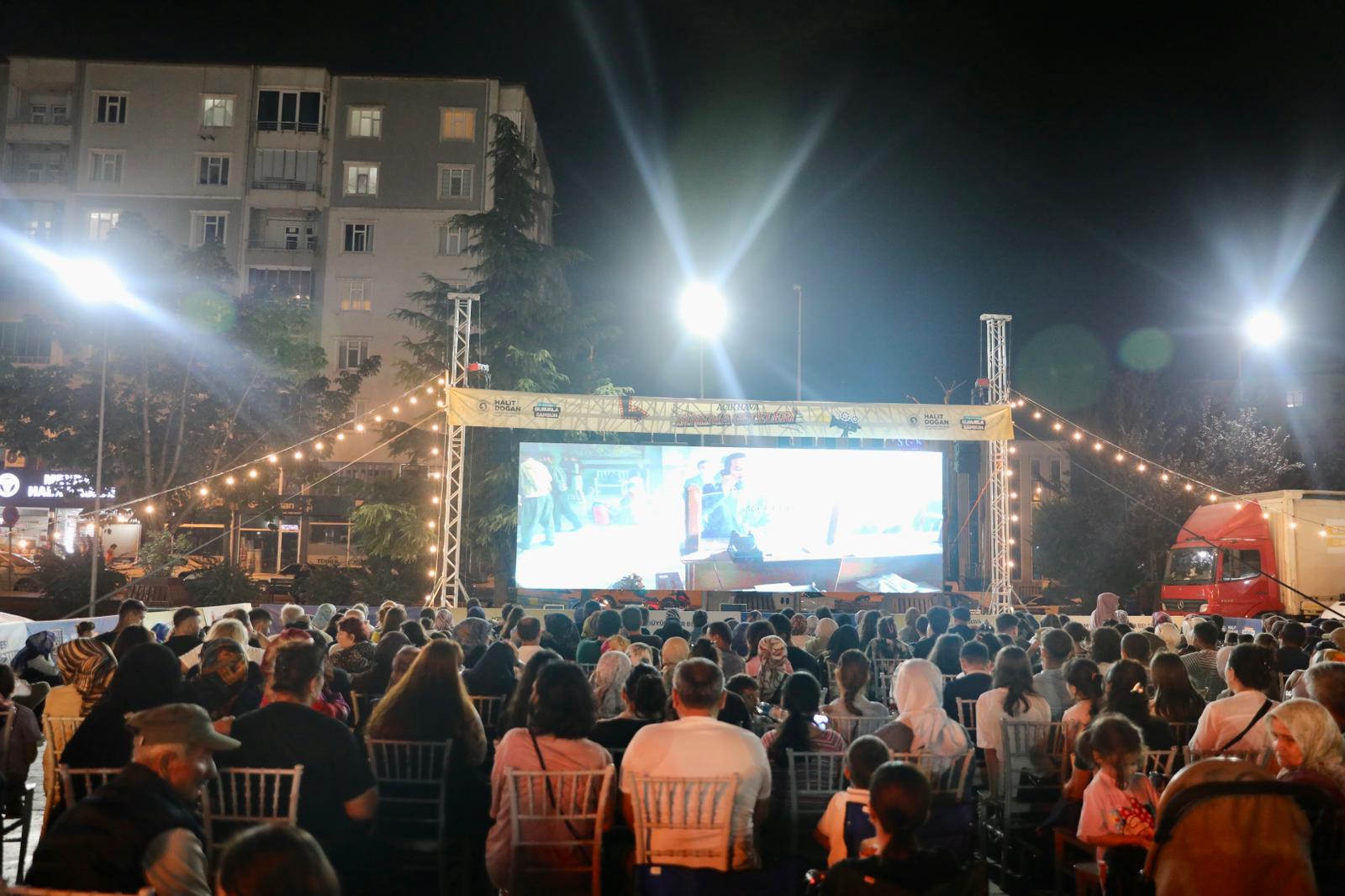 Samsun’da Açık Hava Sinema Geceleri 17 ilçeyi buluşturuyor