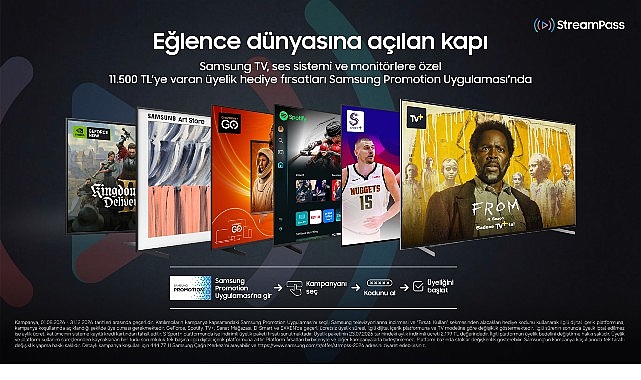 Samsung'dan eğlence dünyasının kapılarını aralayan kampanya!