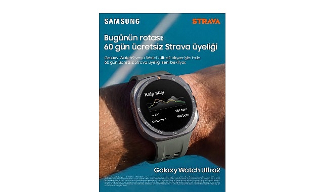 Samsung'dan yeni Galaxy Watch kullanıcılarına özel 60 günlük Strava Premium deneyimi