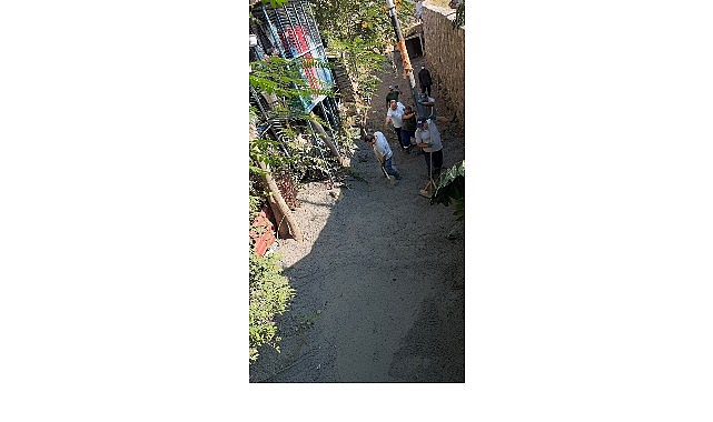 Şirince'de dere yatağı ıslah çalışması tamamlandı