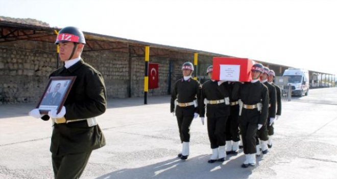 Şırnak'ta Şehit Uzman Onbaşı Sercan Öklük'e Uğurlama Töreni