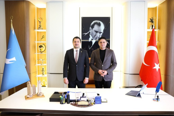 Sökmen ve beraberindeki heyetten Acar'a ziyaret Sökmen ve beraberindeki heyetten Acar'a ziyaret