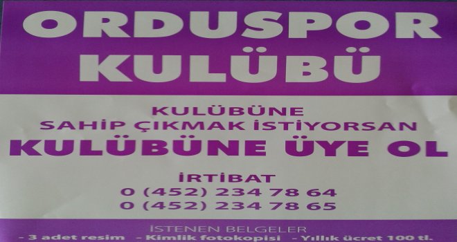 TAKIMINA SAHİP ÇIKMAK İSTİYORSAN, ÜYE OL !