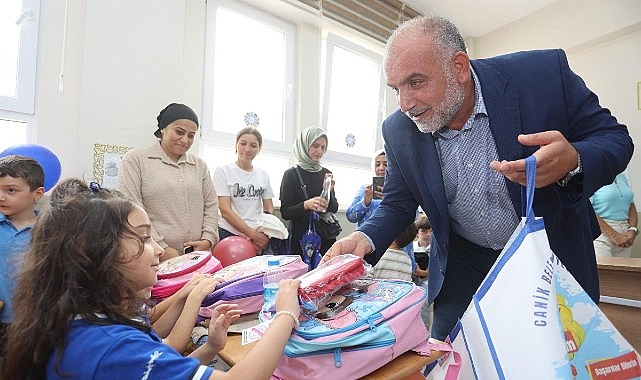 Tüm Öğrencilerin Çanta ve Kırtasiye Seti Canik Belediyesi'nden! 