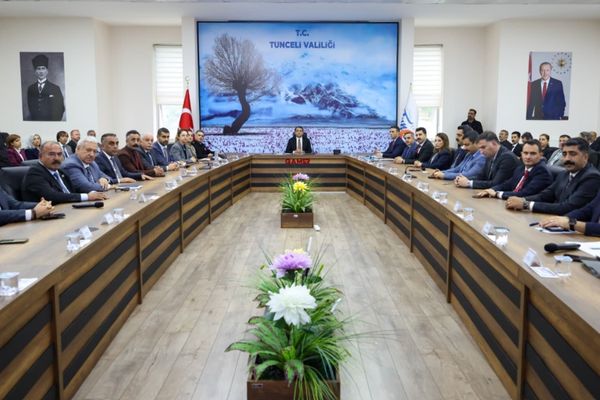Tunceli’de 17,8 milyar liralık yatırım programı ele alındı Tunceli’de 17,8 milyar liralık yatırım programı ele alındı