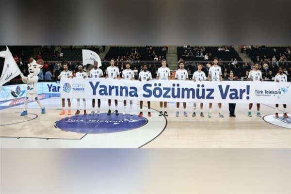 Türk Telekom COP31 mesajını Avrupa basketbol sahnesine taşıdı: Yarına Sözümüz Var  
