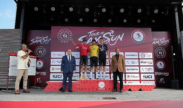 Uluslararası Tour of Samsun Bisiklet Yarışı'na Türk sporcular damga vurdu