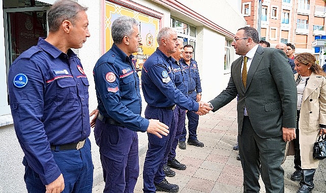 Üsküdar Belediye Başkan Vekili Gültekin'den İtfaiyecilere: “Minnet Duymamız Gereken Kahramanlarsınız