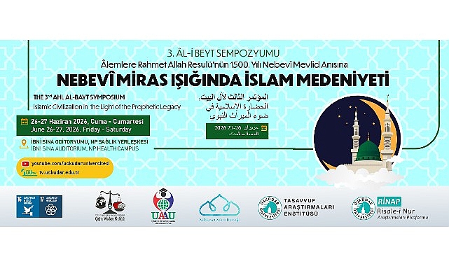 Üsküdar Üniversitesi “3. Al-İ Beyt Sempozyumu" düzenleniyor!