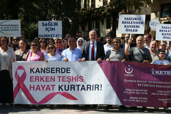 vatandaş sağlık için yürüdü