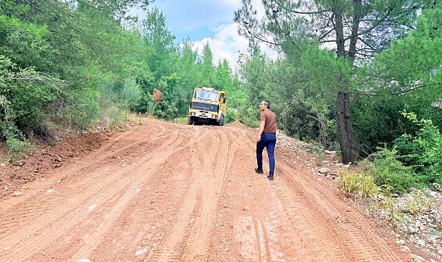 Yayla yollarında bakım çalışmaları 