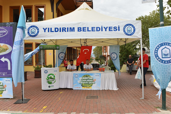 Yıldırım'da geri dönüşüm kampanyası: “Emektar Kitaplarınız Nakite Dönüşüyor”