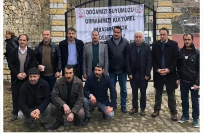 Ordu Mesudiye Ilçesinde Taş Ocağı Istemeyen Halk Şirkete Toplantı Yaptırmadı