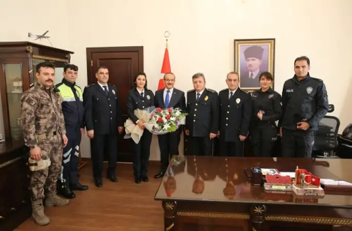 Polis Teşkilatı'ndan Vali Yavuz'a Ziyaret