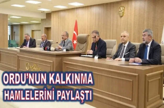 GÜLER: ORDU KENDİ DEĞERLERİYLE KALKINACAK