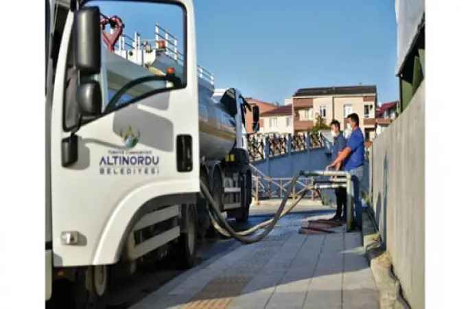 Altınordu’dan su takviyesi