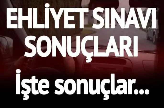 MEB tarafından 10 Şubat ehliyet sınavı sonuçları yayınlandı