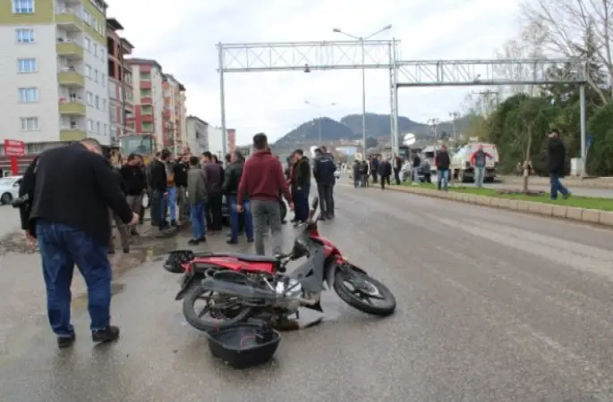 Ünye'de Trafik Kazası: 1 Yaralı