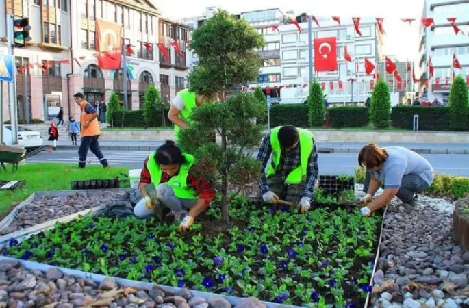 Ordu'da Çiçekler Açtı