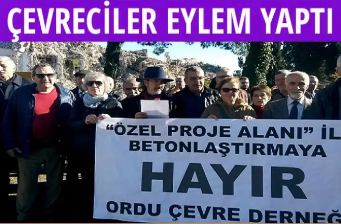 Çevreciler özel proje alanlarına 'hayır' dedi