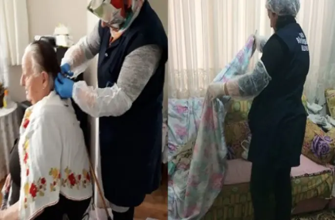 Temizlik,yemek ,traş