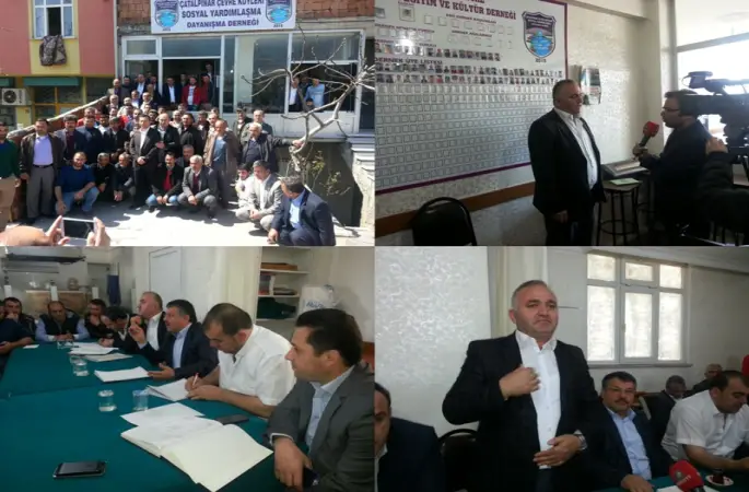 Çatalpınar çevre köyleri derneği  1.kongresi yapıldı