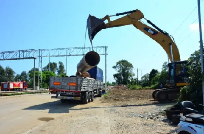 Selin Yıktığı Köprüde Fore Kazık Çalışmaları Başladı