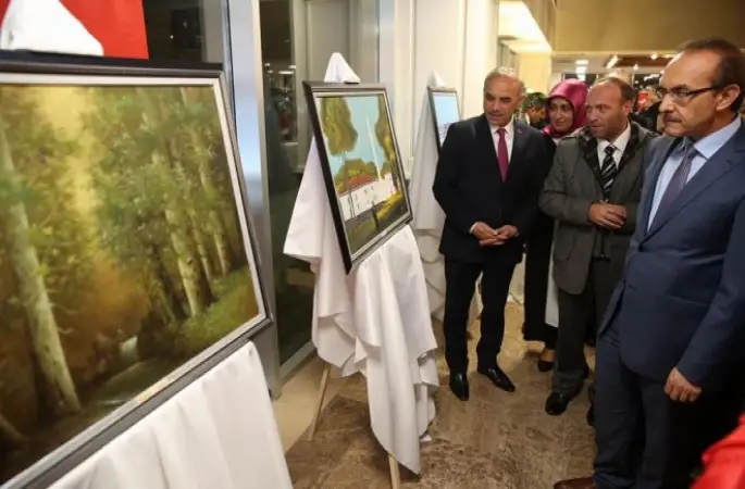 Vali Yavuz, Şehit Aileleri Yararına Düzenlenen Resim Sergisi Açılışına Katıldı