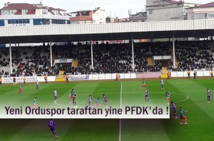 Yeni Orduspor taraftarı yine PFDK’da !