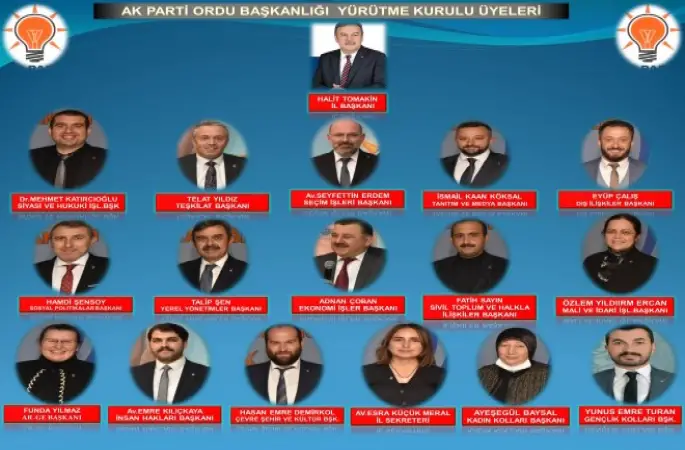Ak Parti İl Yönetimi Belirlendi.