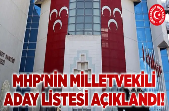 MHP Ordu'da 1. sıra adayı kim?