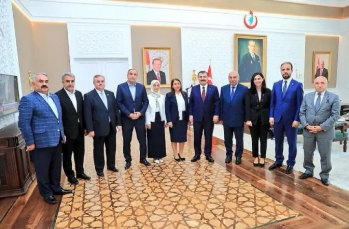 Milletvekili Yediyıldız’dan Sağlık Bakanı Koca’ya Ziyaret