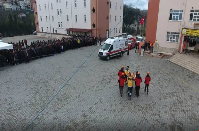 Deprem, Yangın ve Tahliye Tatbikatı Yapıldı
