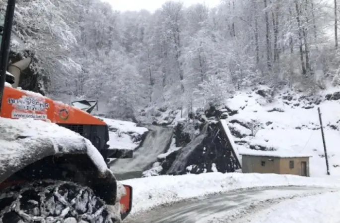 Ordu'da Kar Kalınlığı 65 Cm