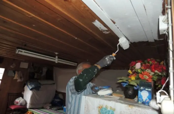 Kabadüz'de "Boyalı Evler Güler Yüzler Projesi"