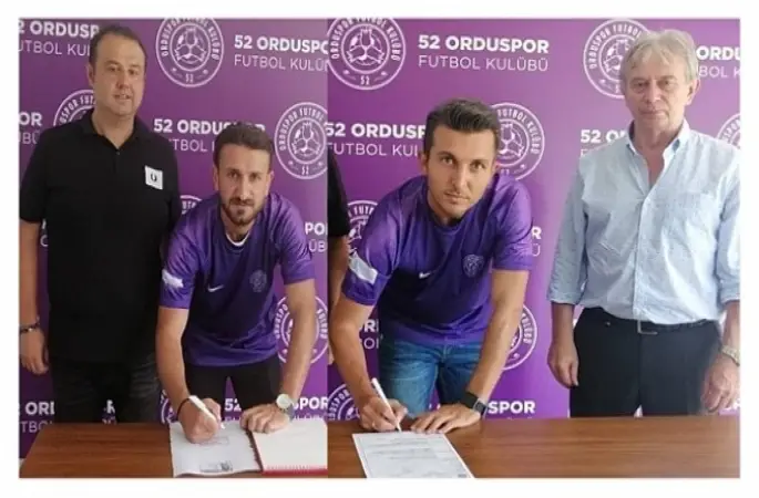 Mor Beyazlılarda 2 imza birden atıldı