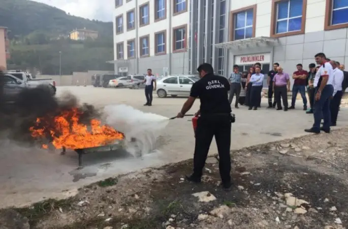 Hastanelere yangın Eğitimi