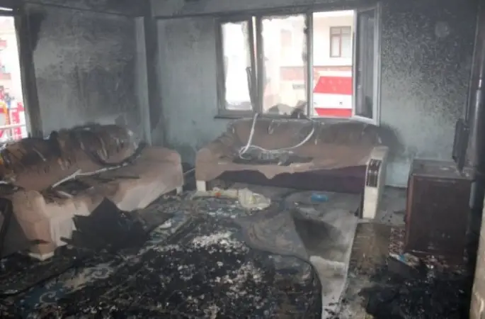 5 Çocuk Yangından Kurtarıldı