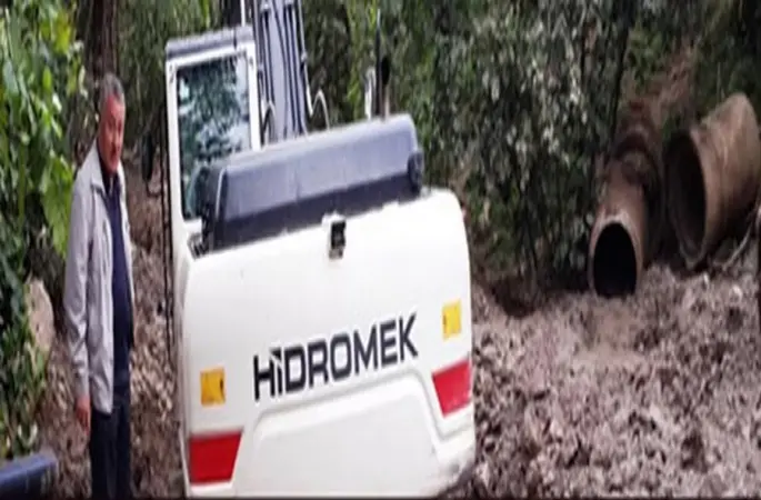 Aydoğan’da selin yaraları sarıldı