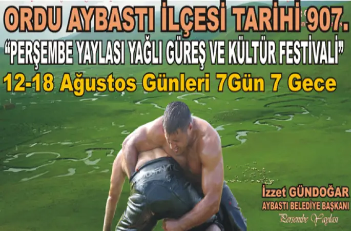 Aybastı tarihi güreşlere hazır