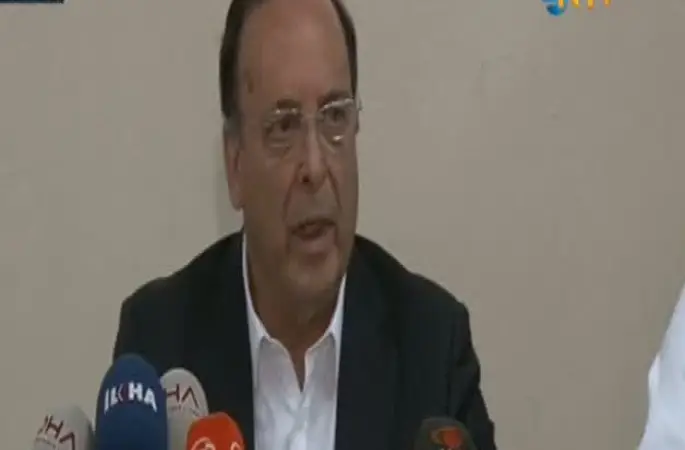 Maden ocağının sahibi açıklama yapıyor