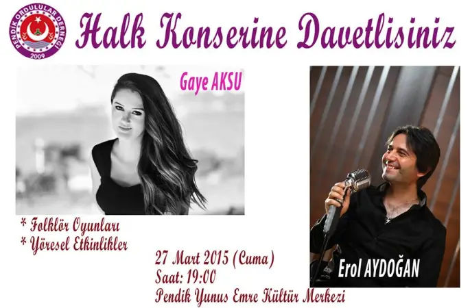 PODER Halk  konserine davet